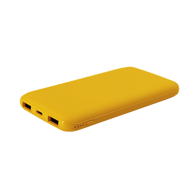 Внешний аккумулятор Bplanner Power 2 ST, софт-тач, 10000 mAh (Желтый) (Желтый)