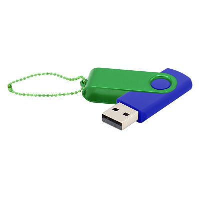 Флешка Designer To Go 2.0 USB 16Gb  (Синий/зеленый)