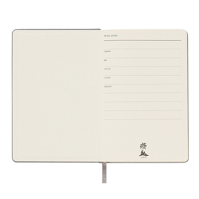 Ежедневник A5 недатированный Dear в твёрдом переплёте, серый