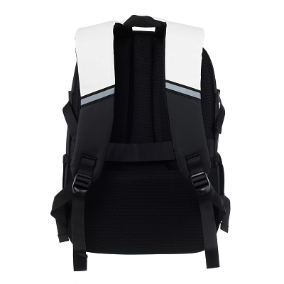 Рюкзак спортивный TORBER Xtreme 18", белый/чёрный, 31 х 12 х 46 см, 17л