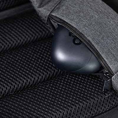 Рюкзак водостойкий "Hit", серый, 45х31х14 см, 100% полиэстер 