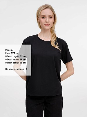 Футболка унисекс Senti, черная