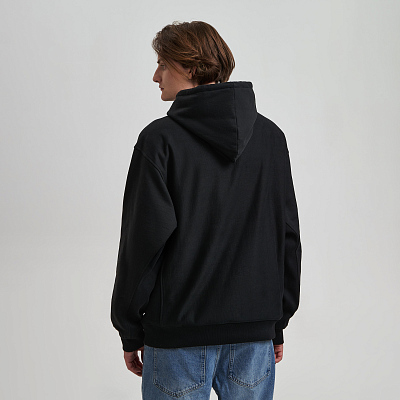 Худи релакс унисекс Адвенче (Adventure), черный