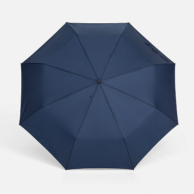 Зонт складной Fiber, темно-синий