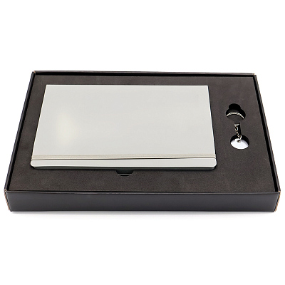 Подарочный набор ВРЕМЯ ИДЕЙ, серый