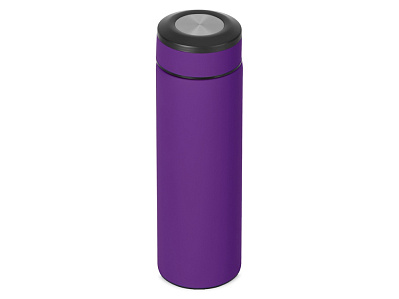 Вакуумный термос Vacuum Flask C1, soft touch, 420мл (Фиолетовый/черный/серебристый)