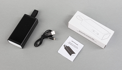 Bluetooth колонка "Vibe" 5Вт с фонариком и магнитным креплением, черный