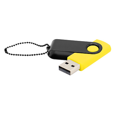 Флешка Designer To Go 2.0 USB 16Gb  (Желтый/черный)