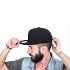 Бейсболка SNAP BACK, 6 клиньев, пластиковая застежка - Фото 3