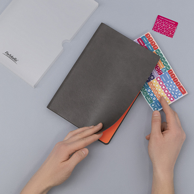 Ежедневник Вояж (Voyage) недатированный, серый