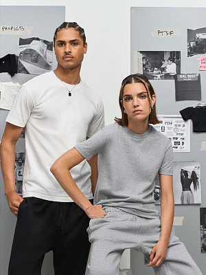 Футболка унисекс Cliff, серый меланж