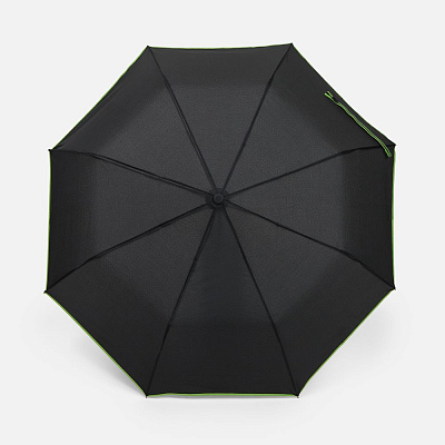 Зонт складной Edgeline, зеленое яблоко