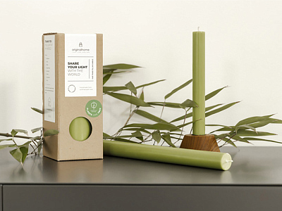 Набор столовых свечей, 10 шт.