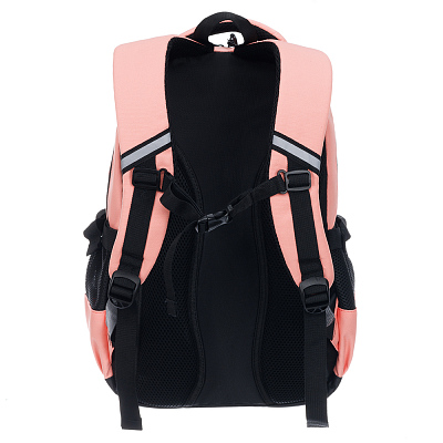 Рюкзак TORBER CLASS X, персиковый, 46 х 32 х 13 см + Мешок для сменной обуви в подарок!