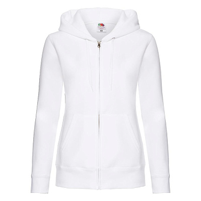 Толстовка женская LADY-FIT HOODED SWEAT JACKET  (Белый)