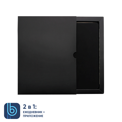 Ежедневник Bplanner.01 в подарочной коробке (черный)