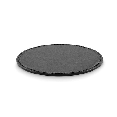 Round coaster in PU (Чёрный)