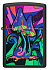 Зажигалка ZIPPO Counter Culture с покрытием Black Light, латунь/сталь, черная,матовая 38x13x57 мм - Фото 2