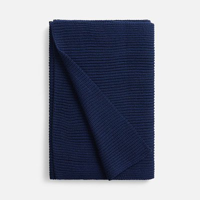 Шарф Nobilis Mono, темно-синий