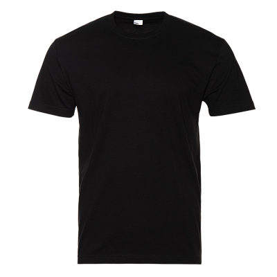 Футболка мужская STAN хлопок 180, 08U (Чёрный)
