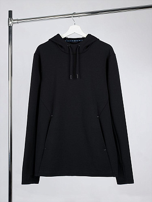 Худи унисекс Begi, молочно-белое (Чёрный)