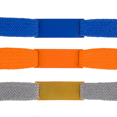 Шильдик металлический Kova, оранжевый неон