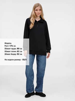 Толстовка унисекс S3, черная