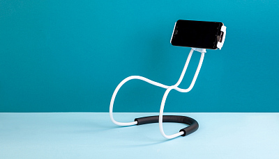 Держатель "Hands free" для мобильного телефона, белый