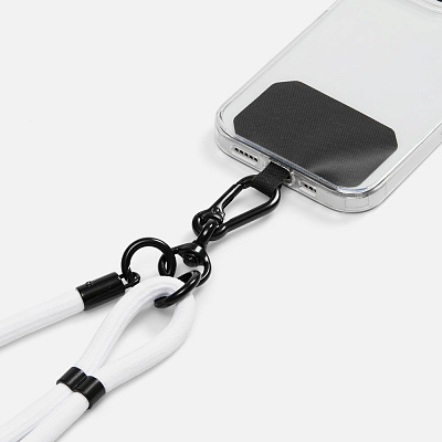 Шнурок для телефона OmniHold, белый