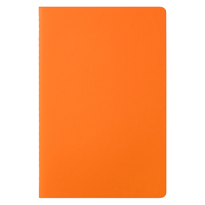 Блокнот Alpha slim, оранжевый