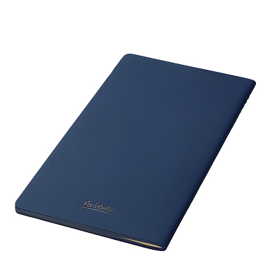 Блокнот Альфа Слим (Alpha slim), синий