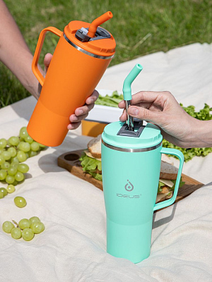 Термостакан Kasumigaoka, бирюзовый