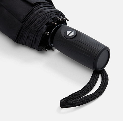 Складной зонт Dome Double с двойным куполом, черный