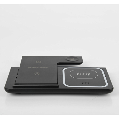 Беспроводное ЗУ Perfeo 3в1 Складной, белый