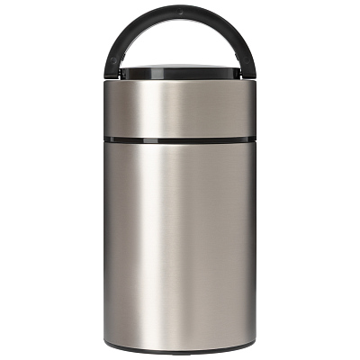 Термос для еды Bento, серебряный