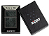 Зажигалка ZIPPO Pattern с покрытием High Polish Black, латунь/сталь, черная, глянцевая, 38x13x57 мм - Фото 6