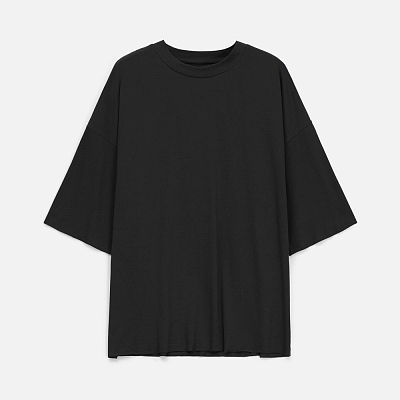 Футболка унисекс оверсайз T1, черная