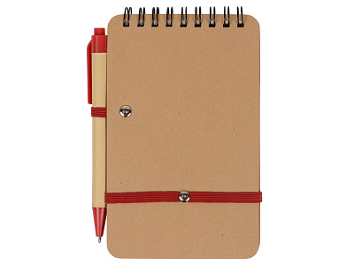 Блокнот Masai с шариковой ручкой