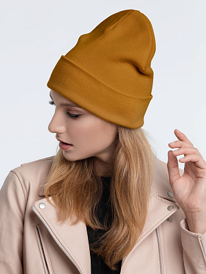 Шапка Real Talk, горчичная