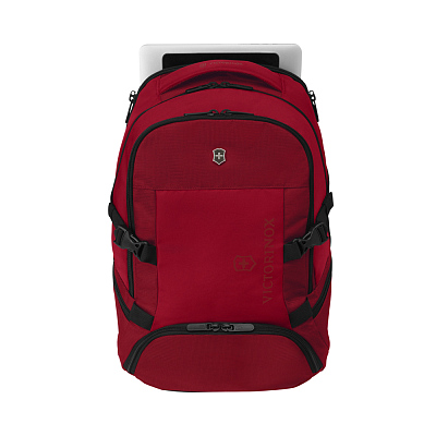 Рюкзак VICTORINOX VX Sport Evo Deluxe Backpack, красный, полиэстер, 35x25x48 см, 28 л