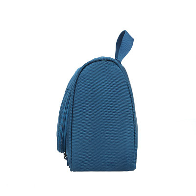 Несессер TORBER,  дорожный, синий, полиэстер, 27х11х22 см