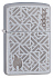 Зажигалка ZIPPO Mosaic с покрытием Satin Chrome, латунь/сталь, серебристая, матовая, 38x13x57 мм - Фото 1