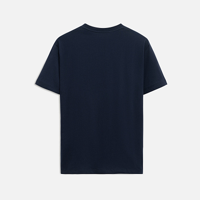 Футболка унисекс KRIS, 100% хлопок, 150 гр., темно-синяя