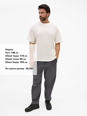 Футболка унисекс оверсайз T2, молочно-белая