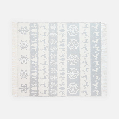 Плед «Скандинавия», серый