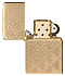 Зажигалка ZIPPO Armor® с покрытием High Polish Brass, латунь/сталь, золотистая, 38x13x57 мм - Фото 4