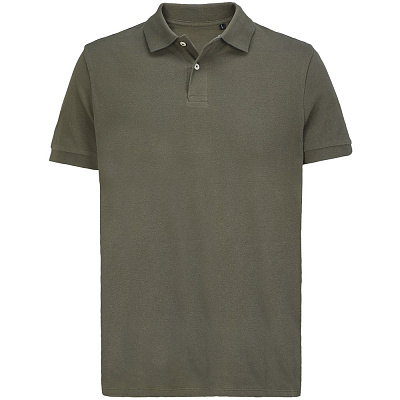 Рубашка поло унисекс Pacific, темный хаки (Хаки)