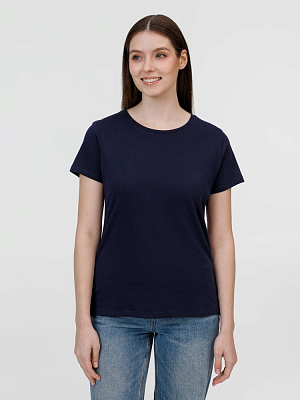 Футболка женская E150, темно-синяя