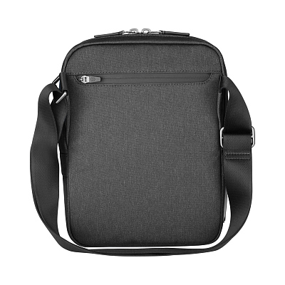 Сумка через плечо VICTORINOX Architecture Urban2 Crossbody Bag,серый, полиэстер/кожа, 9x22x28 см, 6 л