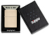 Зажигалка ZIPPO Classic с покрытием Flat Sand, латунь/сталь, бежевая, глянцевая, 38x13x57 мм - Фото 10